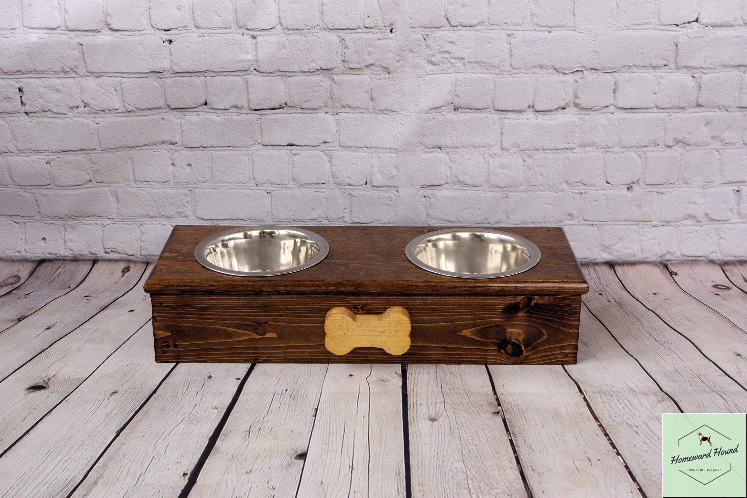 Small dog bowl stand on sale